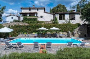 Apartments Florence - Villa Fonte Morgana with pool Pozzolatico